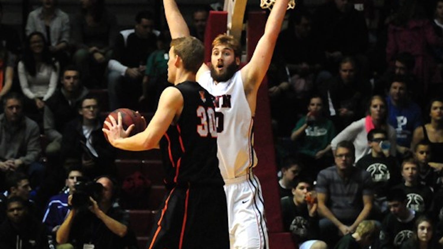 Men's Basketball vs. Princeton, their biggest victory in two years
