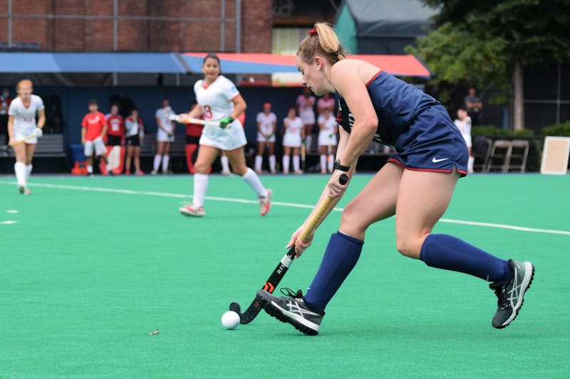 Penn field hockey holds on for back-and-forth 3-2 victory against Brown ...