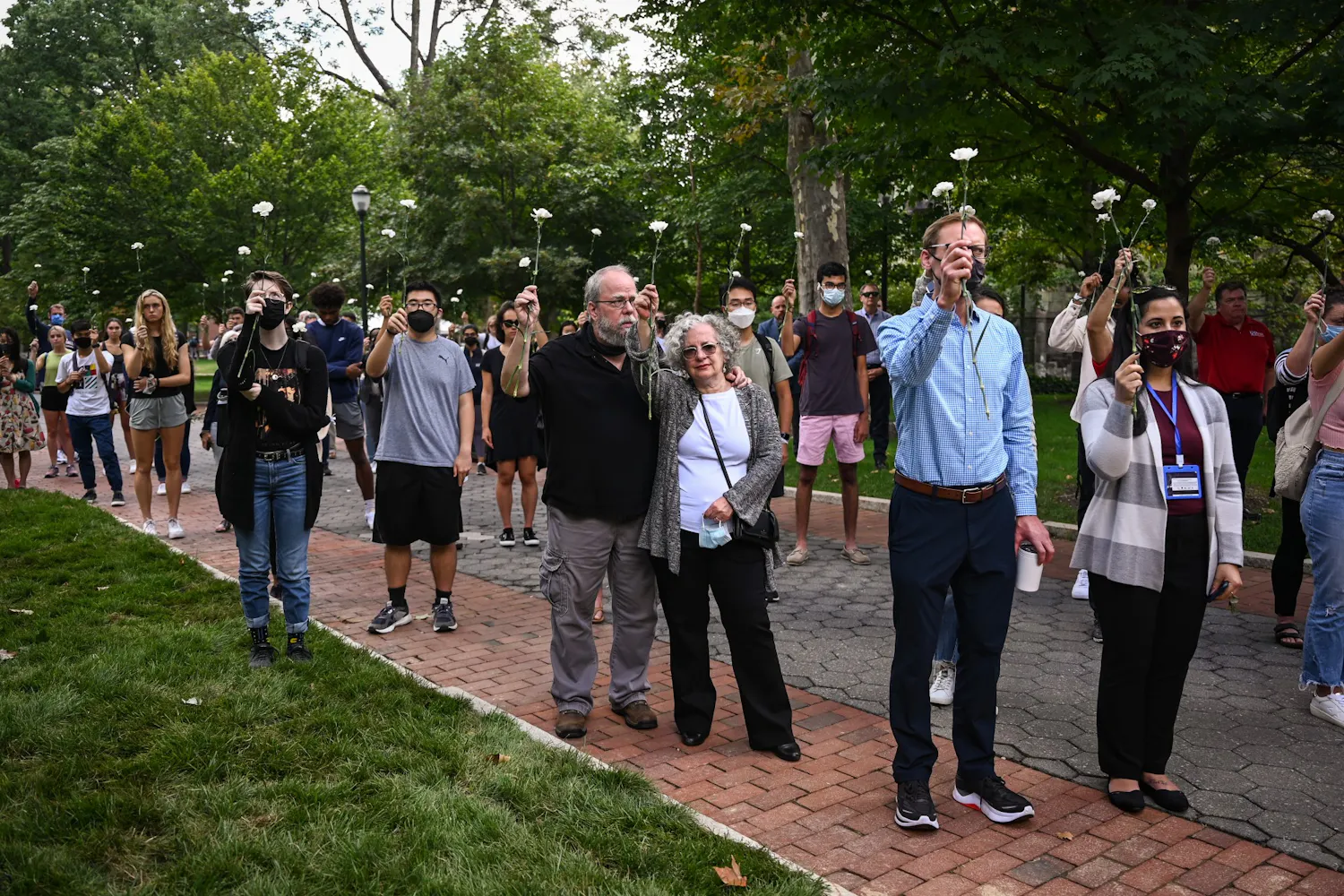 09-10-21 9-11 Commemoration 20th Anniversary Raised White Flowers (Kylie Cooper).jpg