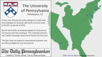 Students embrace loan-free aid plan w/ Interactive Feature