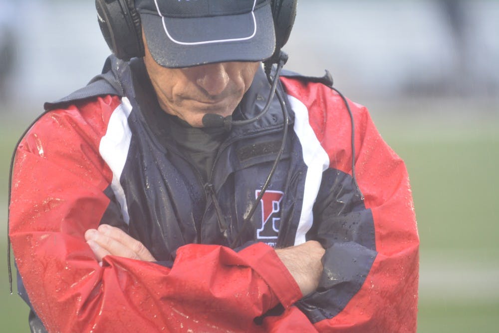 Coach Al Bagnoli and Penn football have struggled throughout their first three games, as Dartmouth handed the Quakers a loss to begin Ivy play