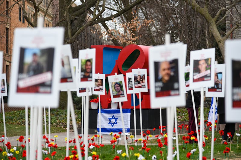 Penn community members host College Green vigil in memory of victims of Oct. 7 Hamas attacks