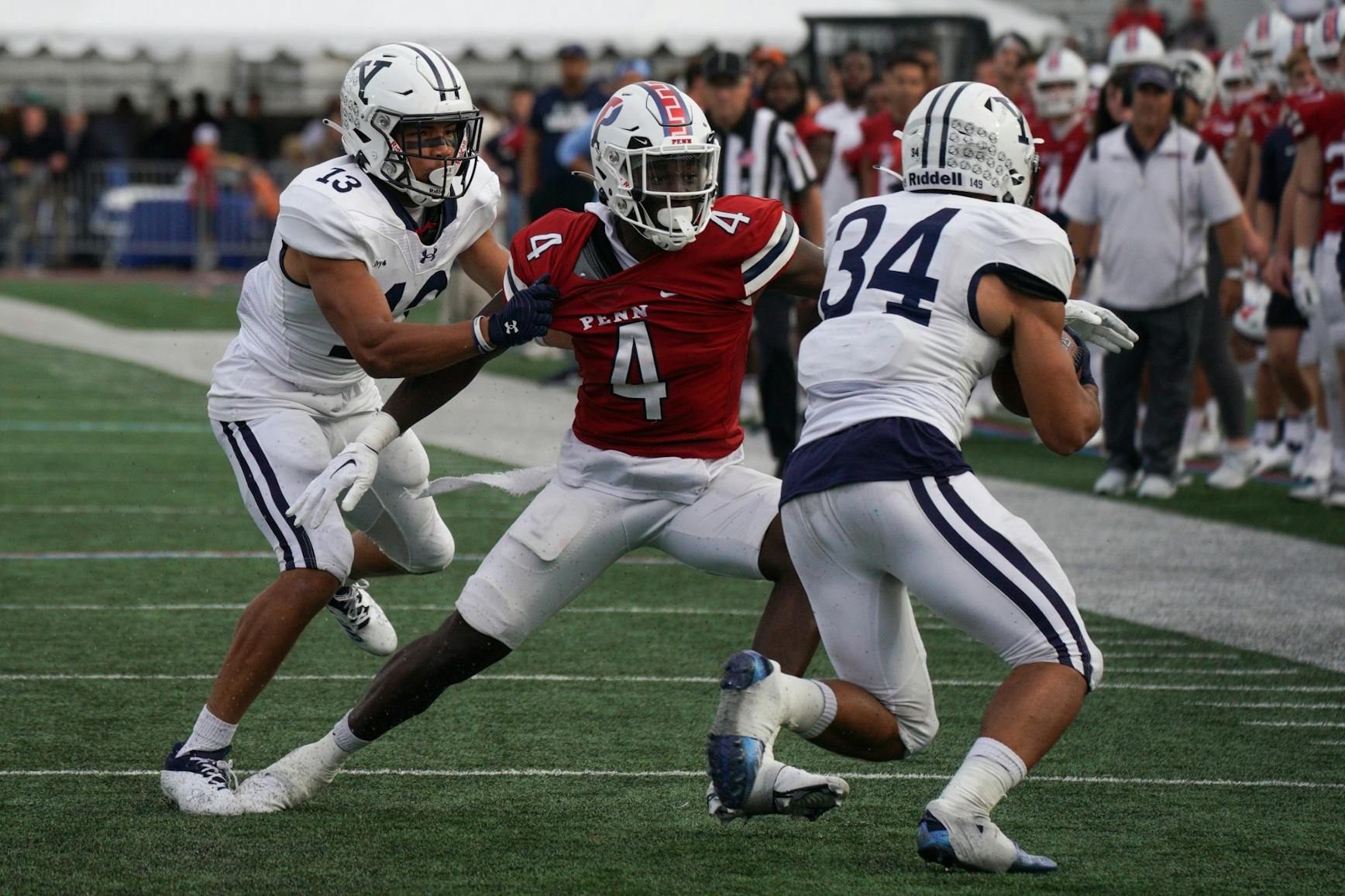 10-22-22 Football vs Yale Kendren Smith (Anna Vazhaeparambil).jpg