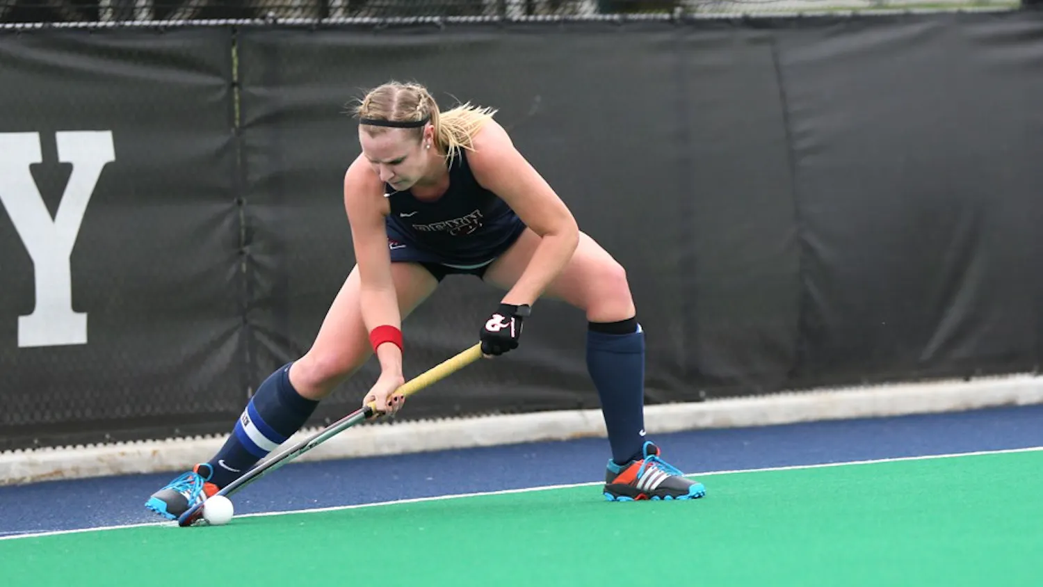 Women's Field Hockey v Monmouth. I think it was a 2-4 loss.