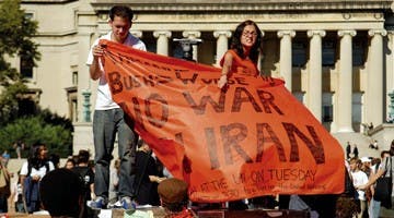 Iranian president speaks at Columbia