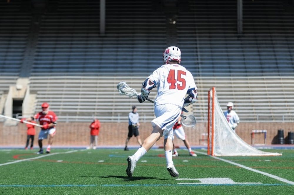 Securing a total of six points, including an assist on the eventual game-winner, sophomore attackman Simon Mathias played a major role in Penn men's lacrosse's crazy 10-9 comeback at Cornell.