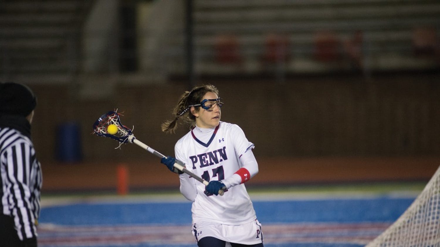 Senior attack Nina Corcoran, who leads the nation in assists per game, enjoyed what has become an increasingly reliable partnership with sophomore midfielder Alex Condon — Corcoran fed Condon three times to score on Saturday, bringing the two's total up to eight times in the past five games. 