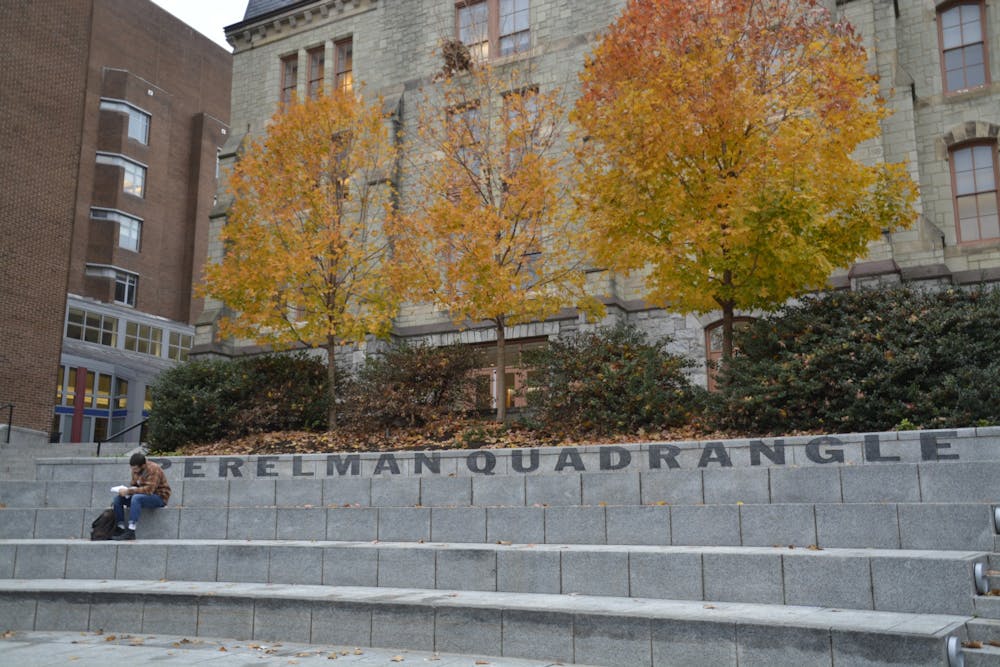 perelman-quadrangle-fall-campus