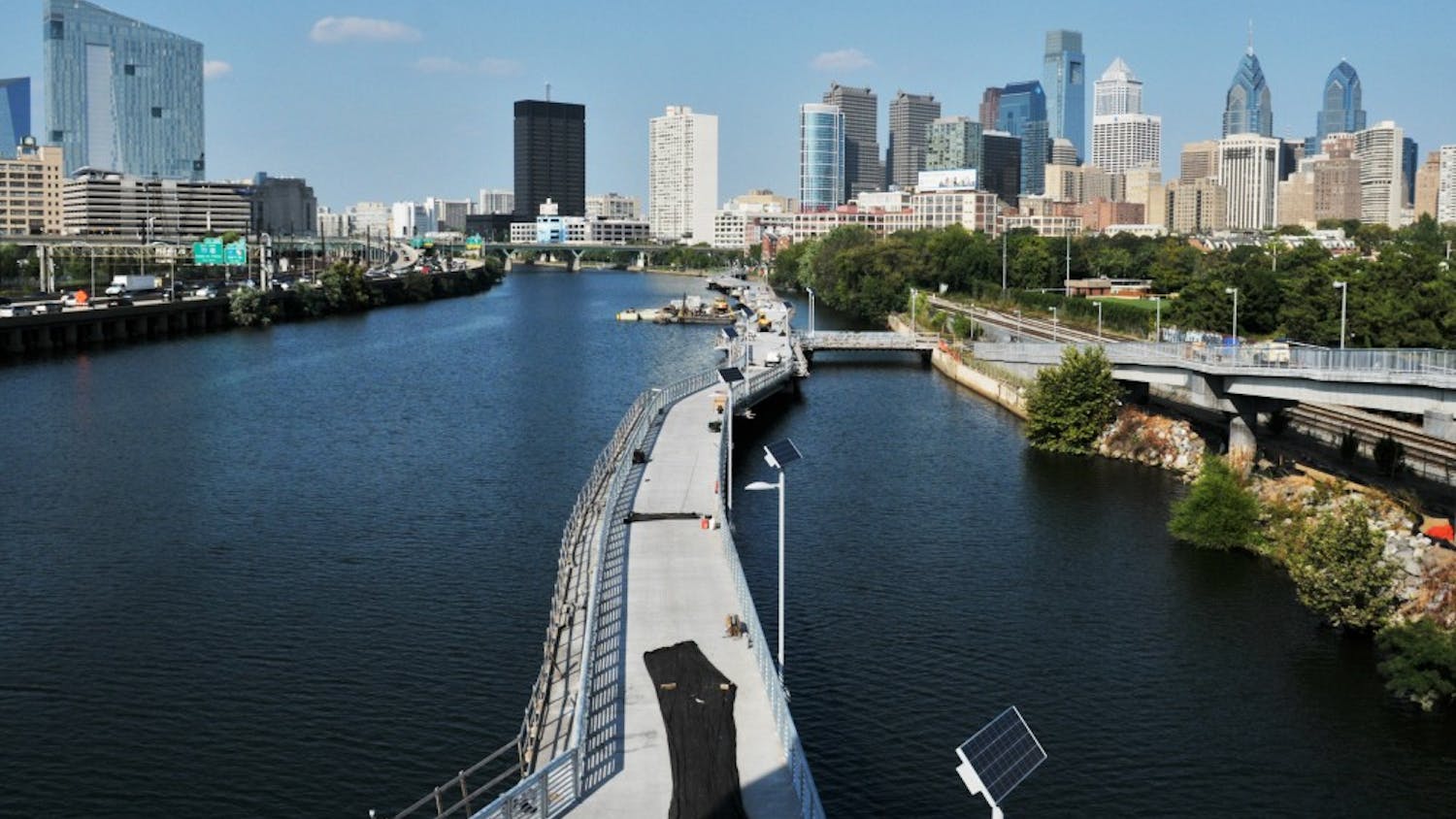 Schuylkill River Ramp Construction
