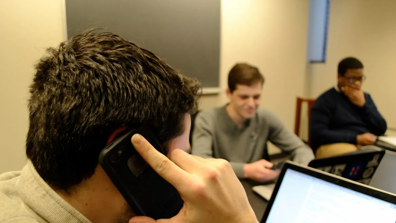 On Thursday night, members of Penn for Hillary met in Van Pelt library to call potential supporters of the Democratic candidate and former Secretary of State Hillary Clinton.