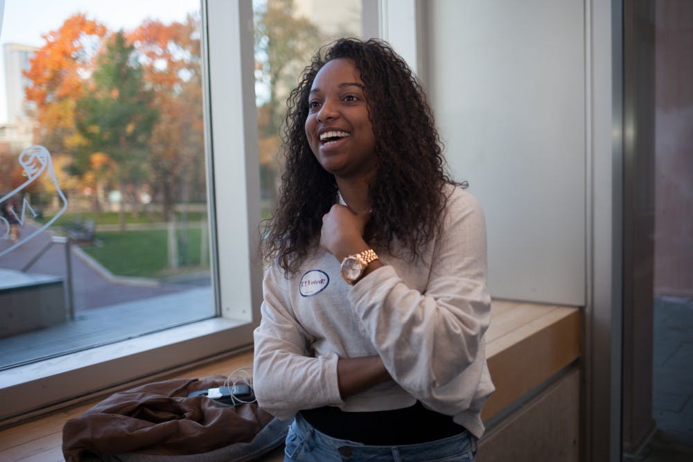 Tiffany Adjmul, Wharton '19“There was a problem in which I might not have been able to vote, so I had to call the office and luckily everything worked out. I really wanted my vote to count and I’m glad I did.”“Why was it so important that your vote counted?”“Because there’s a certain candidate that really offends me and my family and everyone that I love, and I wanted to make sure that my vote counted to make sure he didn’t get into office.