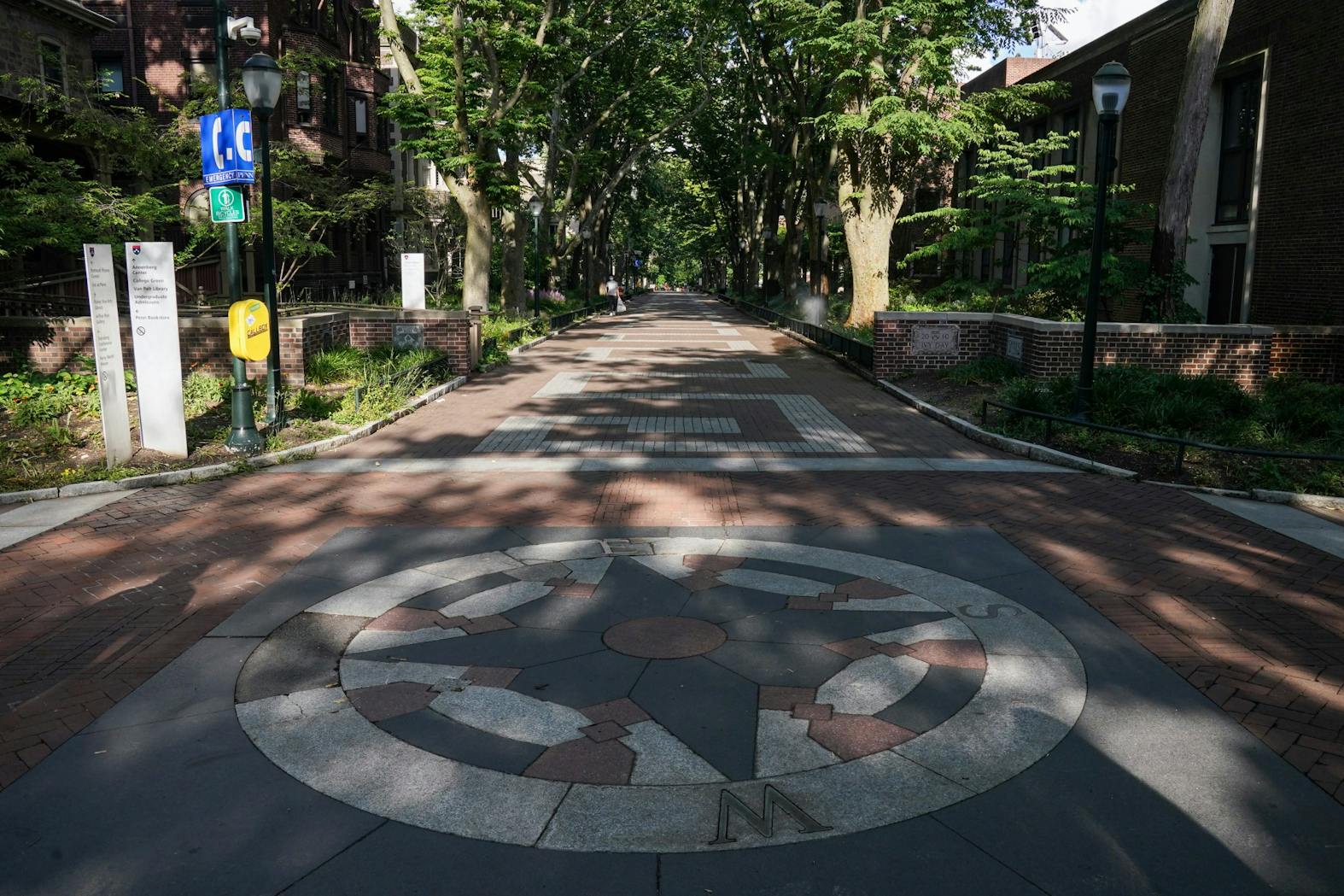 The Compass Locust Walk Empty Summer.jpg
