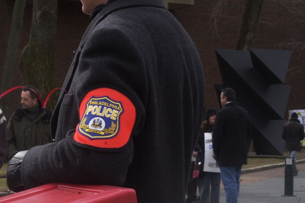 The Philadelphia Police was on hand during the strike today.  Graduate students associated with GET-UP participated in their first day of striking today.  GET-UP is asking Penn to drop the appeal, count the votes, and bargain a contract