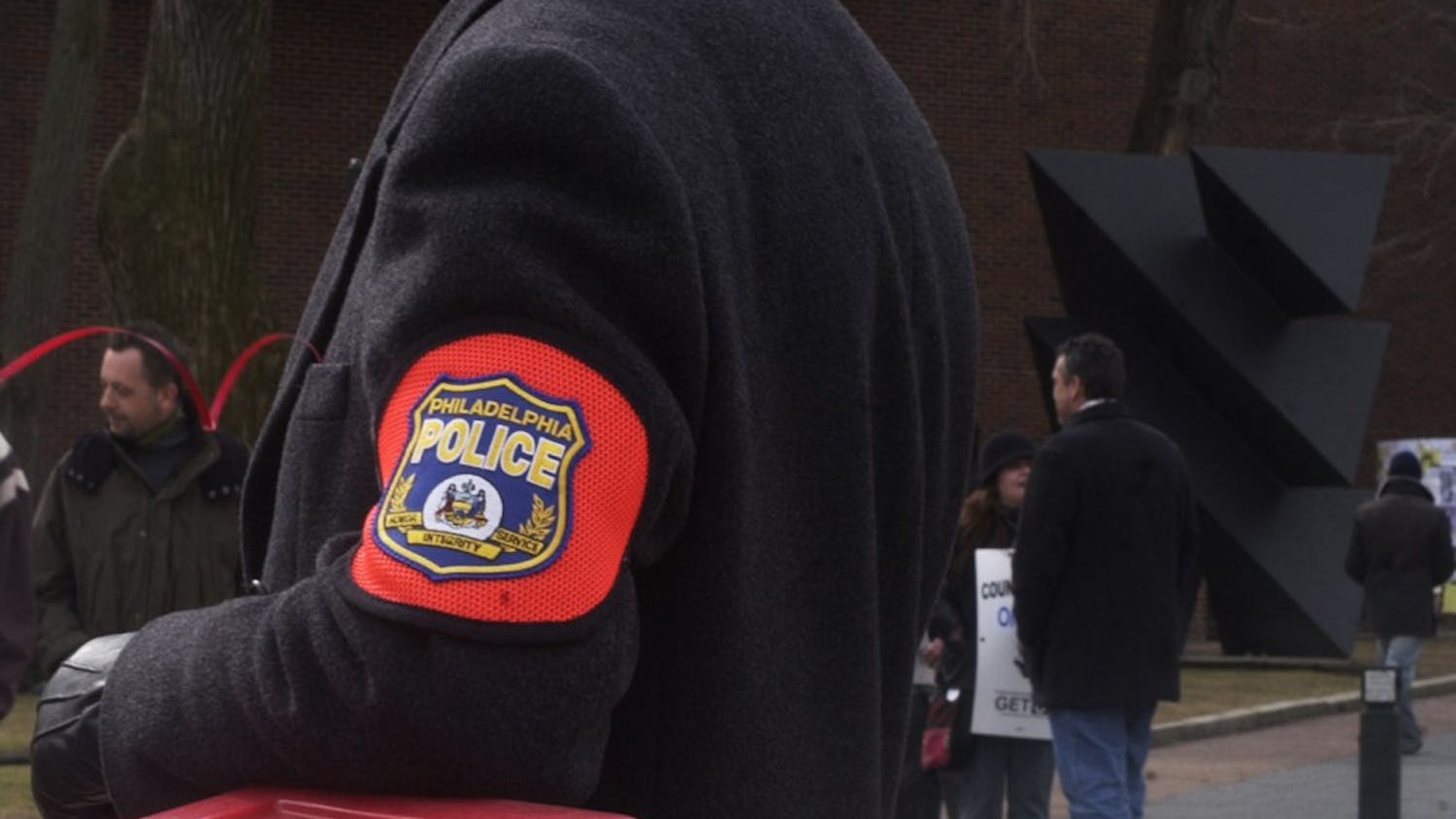 The Philadelphia Police was on hand during the strike today. Graduate students associated with GET-UP participated in their first day of striking today. GET-UP is asking Penn to drop the appeal, count the votes, and bargain a contract