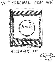 Joseph Smalls-Mantey | Withdrawal deadline