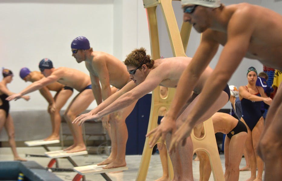 Men's and women's swimming and diving takes on West Chester and LaSalle in two weekend dual meets. The team's seniors were honored at the LaSalle meet.