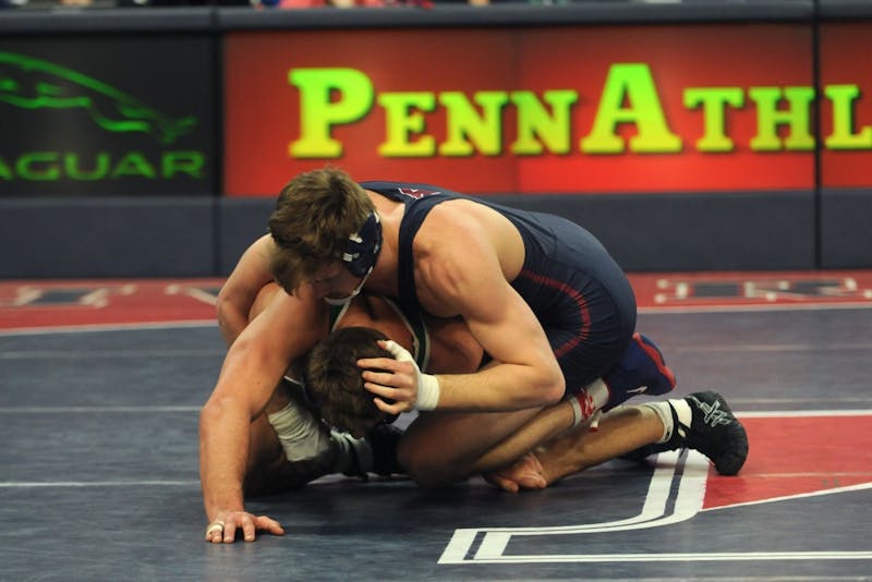 Thomas 11th Penn wrestler to log 100 wins The Daily Pennsylvanian