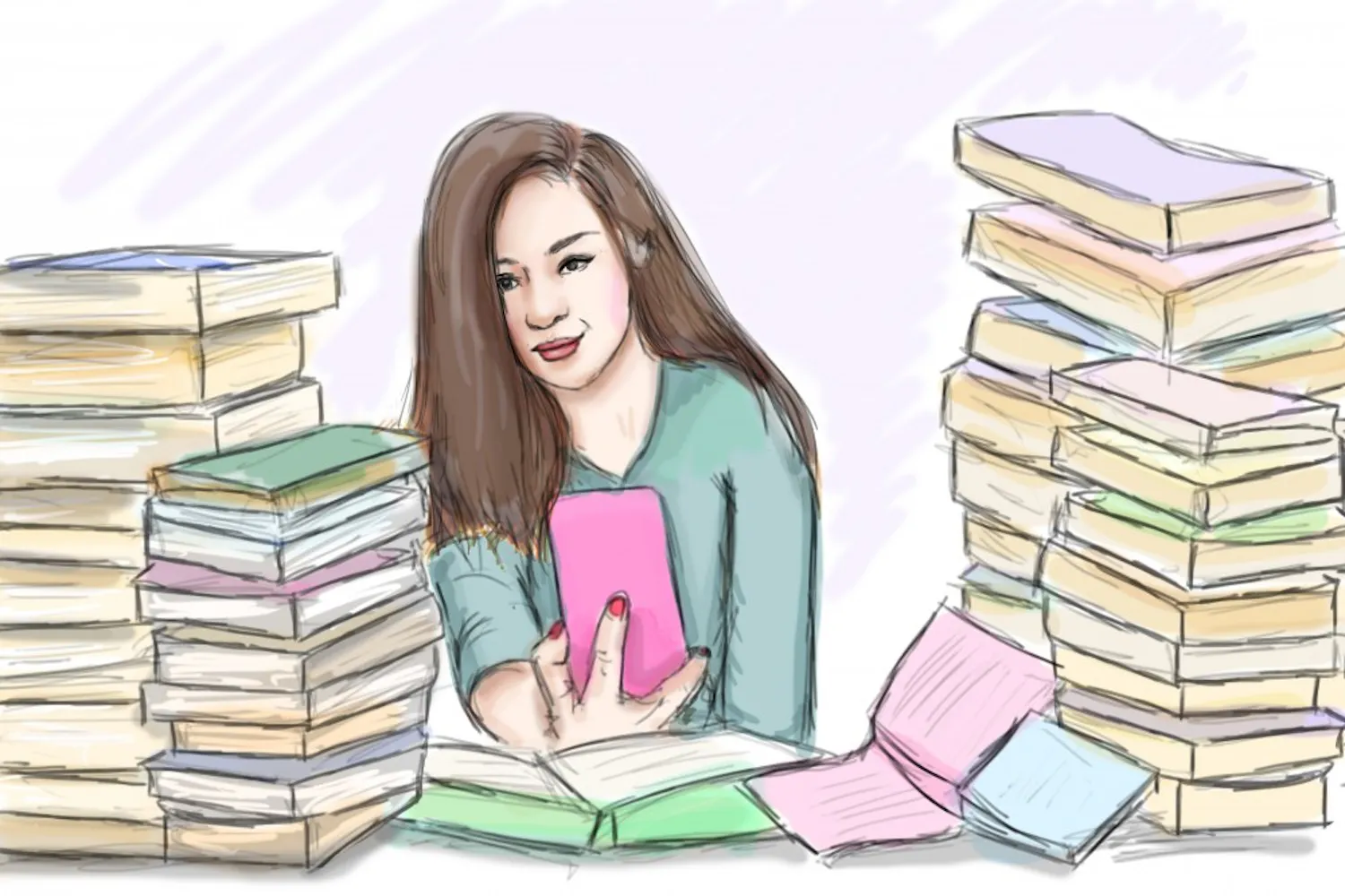 dp selfie books.jpg