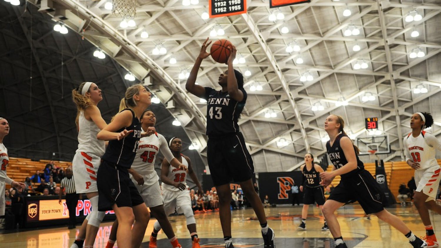 A double-double from junior forward Michelle Nwokedi was vital in Penn women's basketball's wild 62-57 win at Princeton, helping the Quakers to an impressive 3-0 finish during winter break.