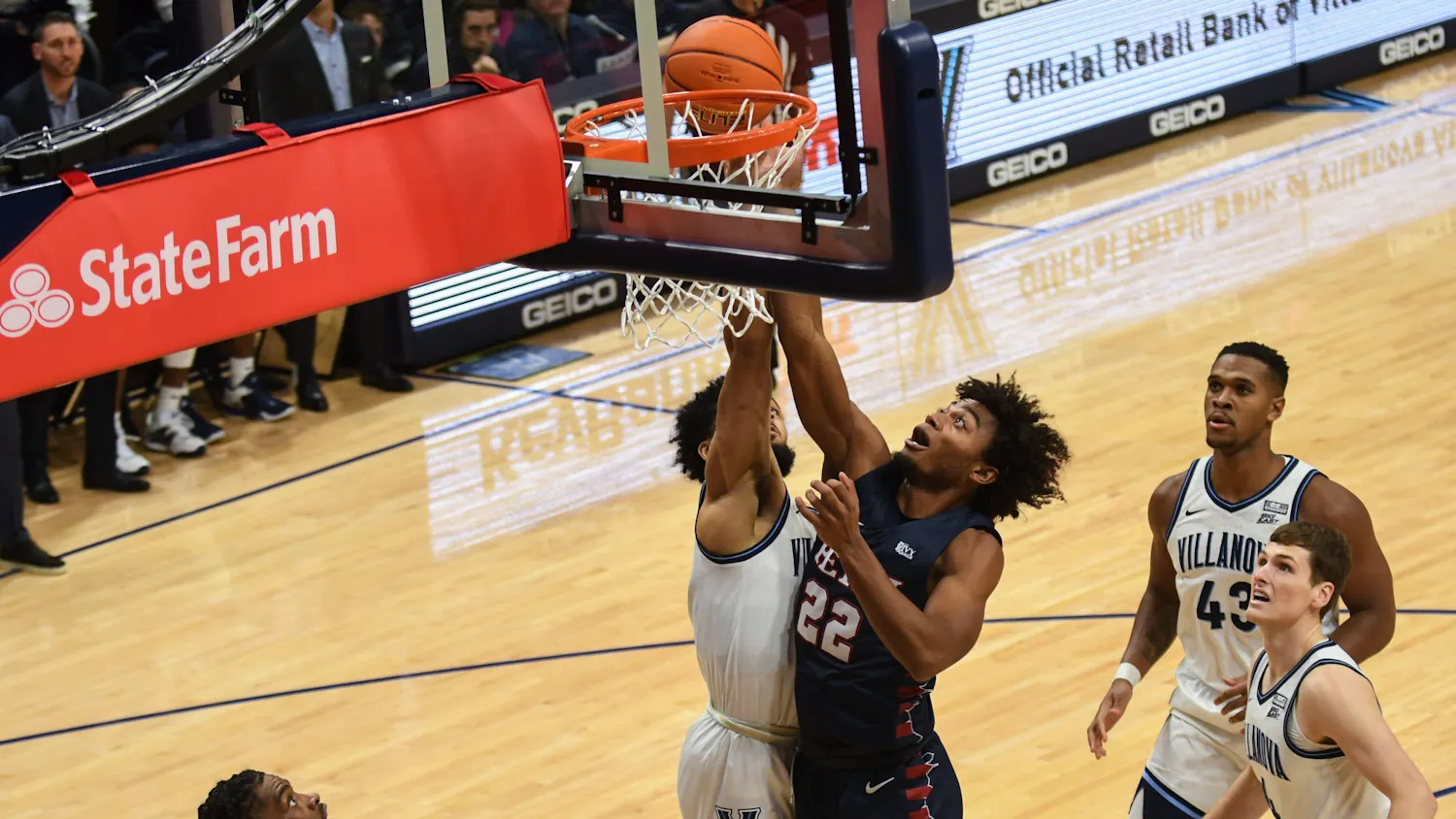 12-07-22 Men's Basketball vs Villanova Lucas Monroe 2 (Samantha Turner).jpg