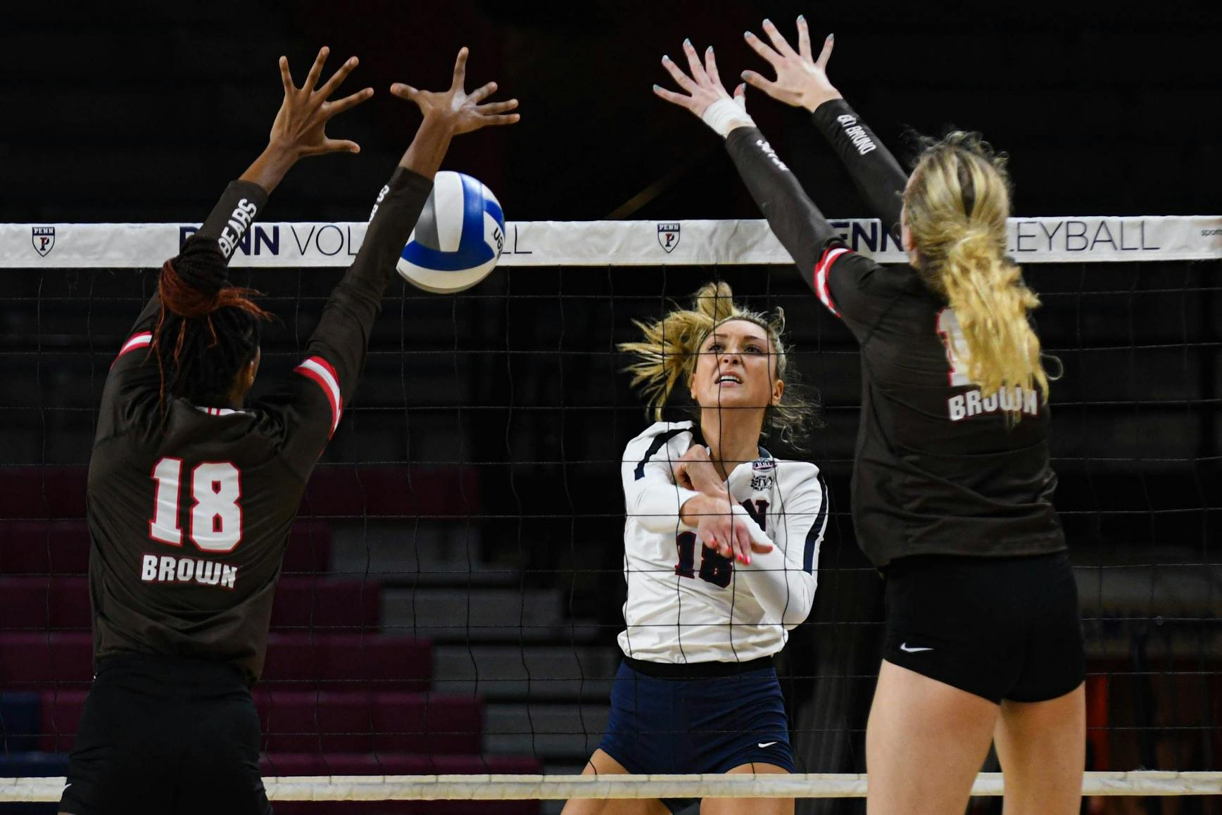 10-15-21 Volleyball vs Brown Tatum Demann (Anna Vazhaeparambil)