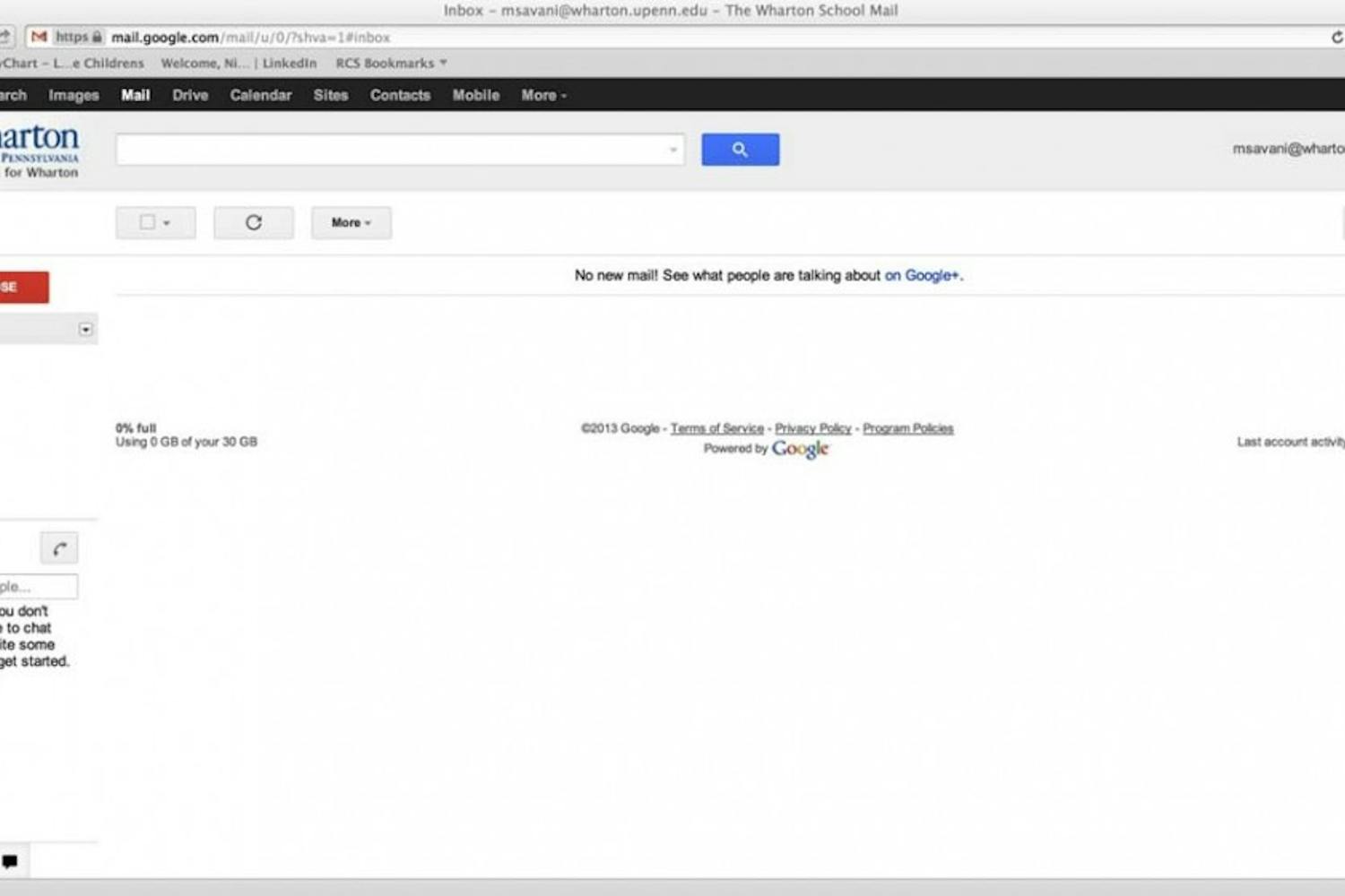 Incoming Wharton undergraduates will receive access to a Google Apps account from Wharton Computing, as opposed to the Microsoft Outlook accounts that are currently provided to Wharton students.