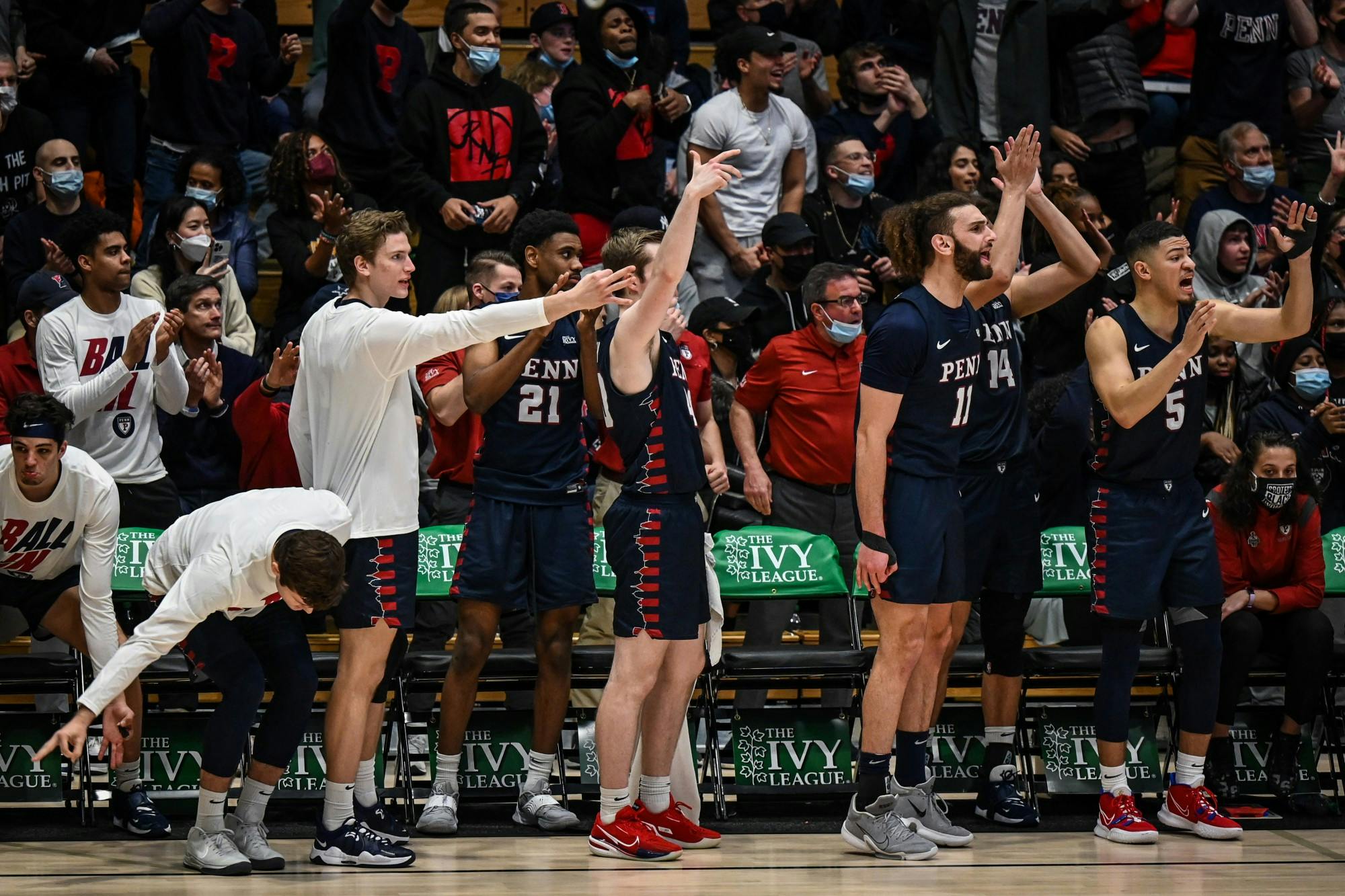 03-12-22 MBB vs. Yale Bench Celebration (Kylie Cooper).jpg