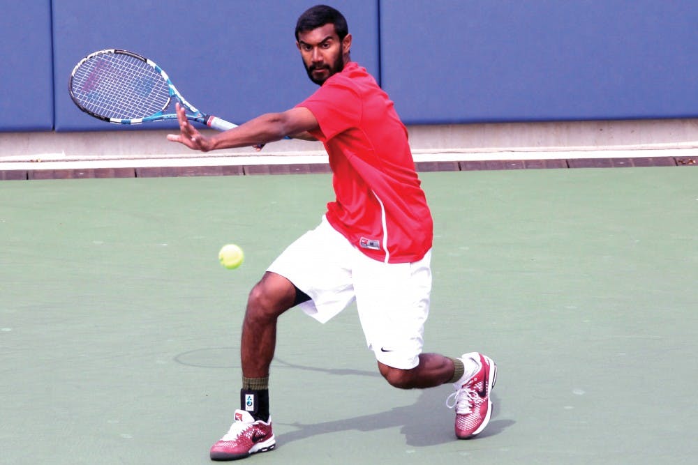 140407 University of Pennsylvania - Men's Tennis vs Columbia