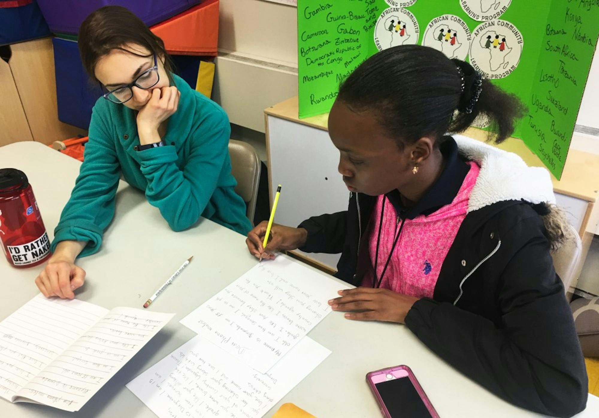 ACLP photo (Dieynaba writes to Phiona)