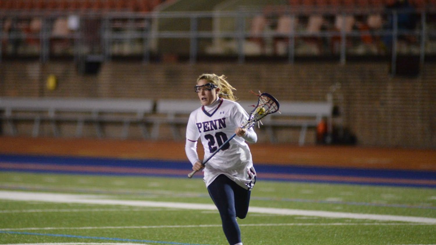 Junior attacker Caroline Cummings led the Quakers with five goals against No. 16 Duke, tying a career best.