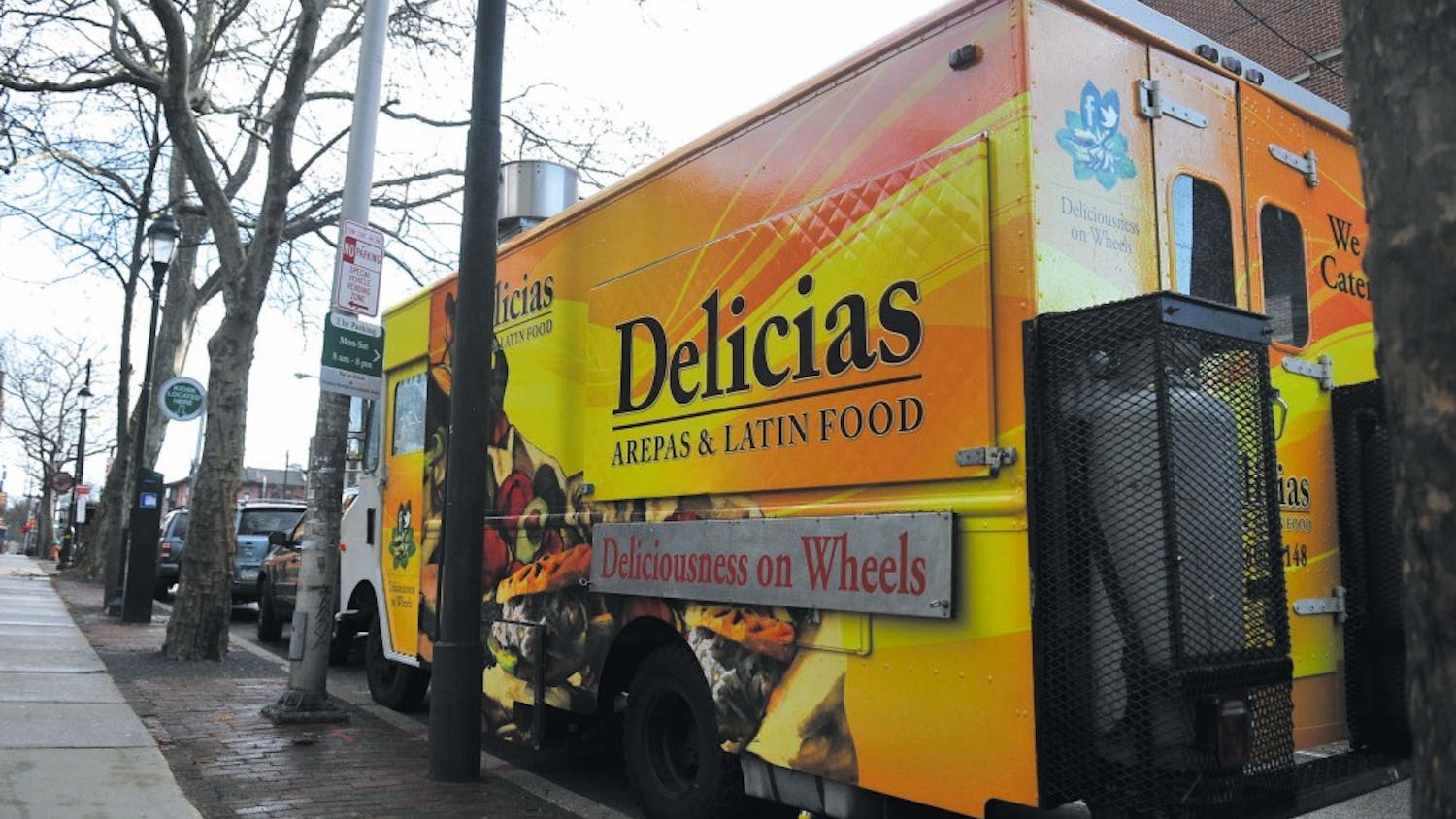 Food truck on Locust