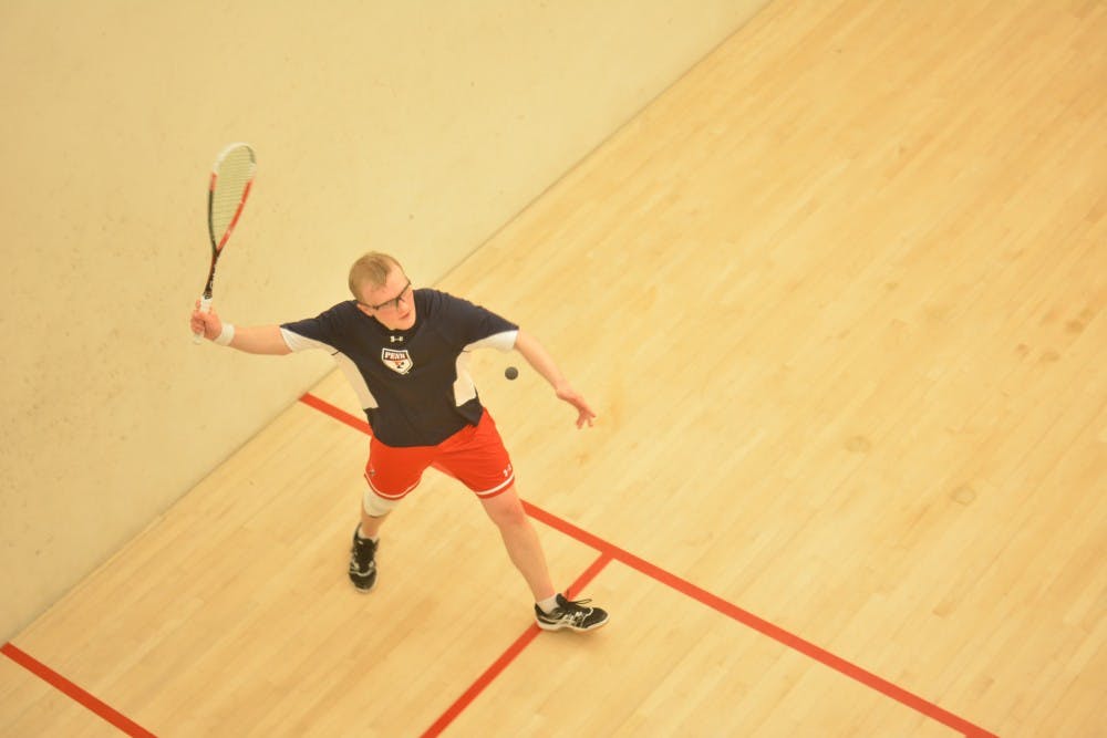 Penn mens Squash vs F&M