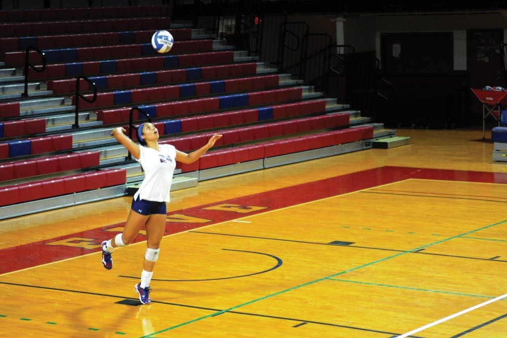 Girls Volleyball vs Columbia game at The Palestra