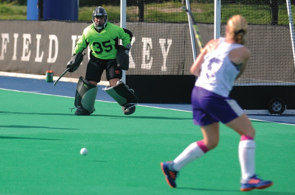 Junior goalkeeper Liz Mata has been the anchor to Penn field hockey's defense, starting the last 25 games for the Quakers and logging a 19-6 record in that span.