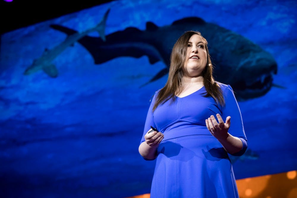 Lauren Sallan speaks at TED2017 - The Future You, April 24-28, 2017, Vancouver, BC, Canada. Photo: Ryan Lash / TED