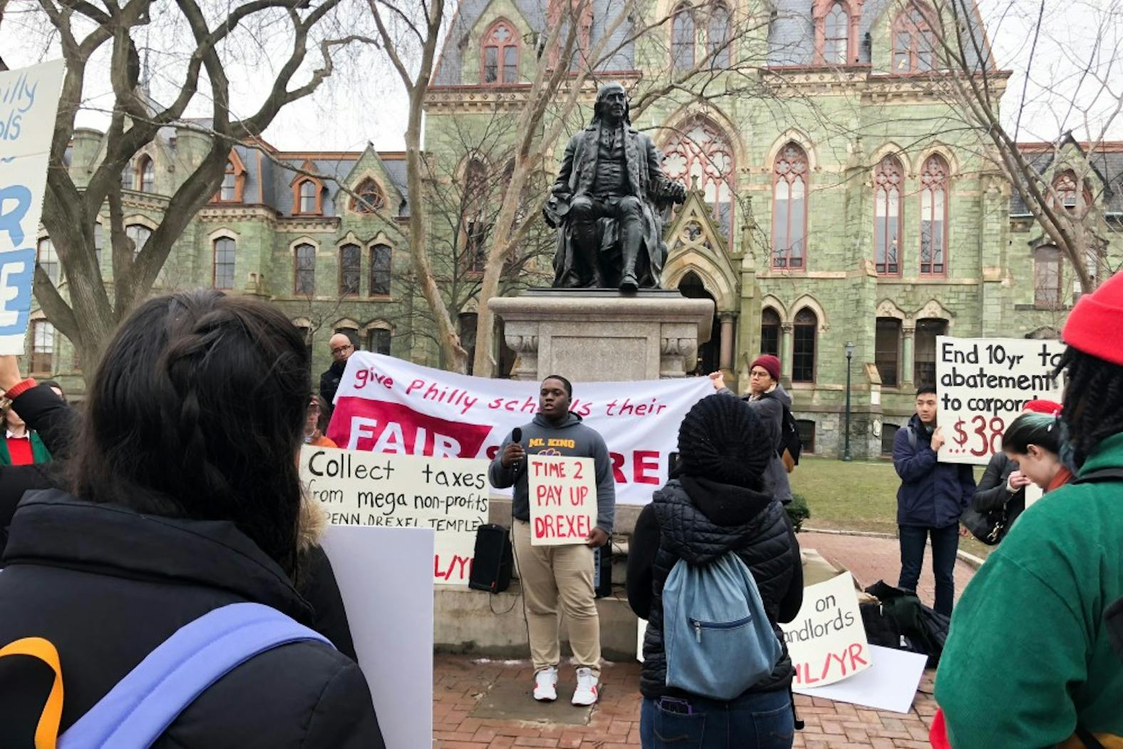 Philly Funding Protest