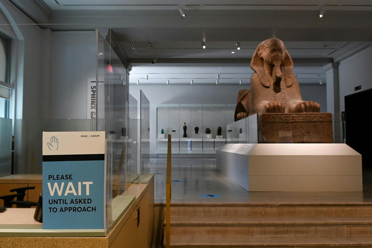 Penn Museum Reopening Coronavirus COVID-19 Sphinx Social Distancing.jpg
