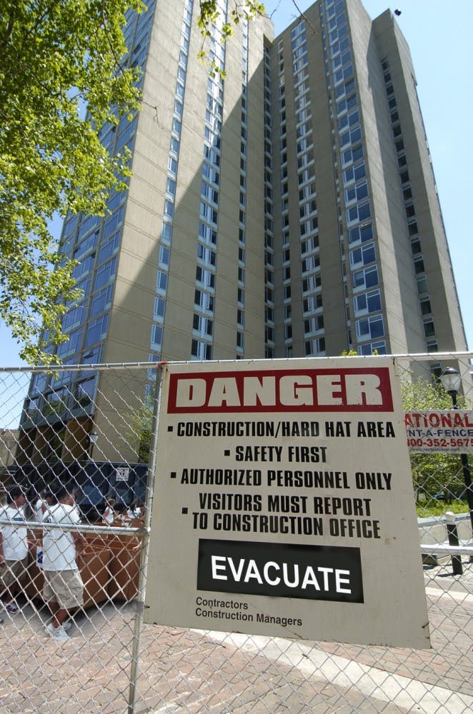 *Harnwell structural damage forces evacuation