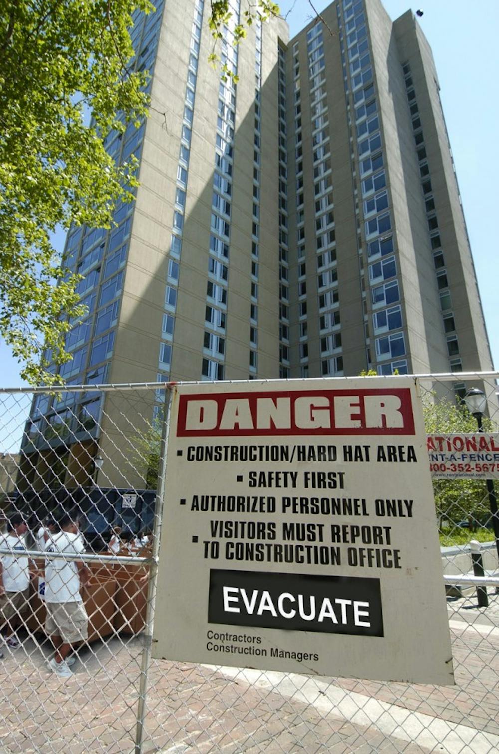 *Harnwell structural damage forces evacuation