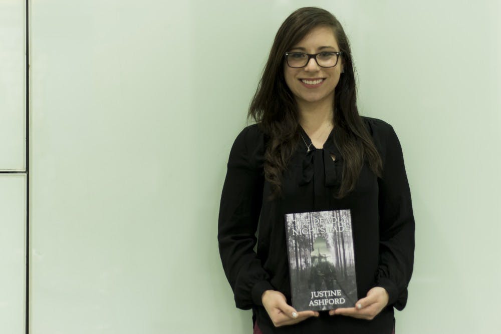 College sophomore Sara Albert began writing her post-apocalyptic novel, 