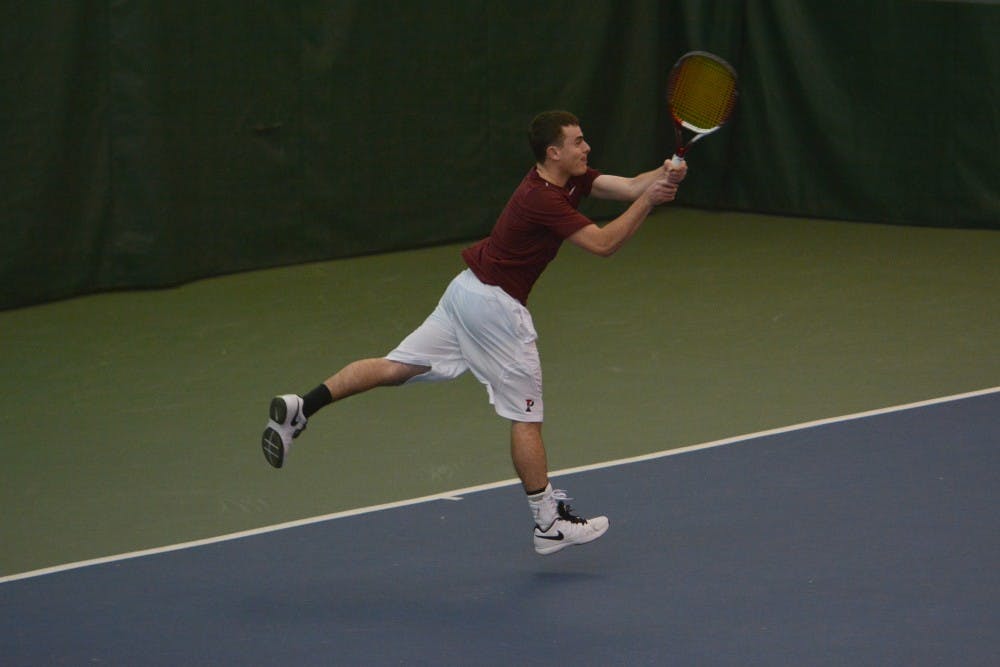 Junior captain and then-sophomore Josh Pompan showed the resilience of Penn men's tennis in 2016 when he rallied to win a long match--- after vomiting on the court.
