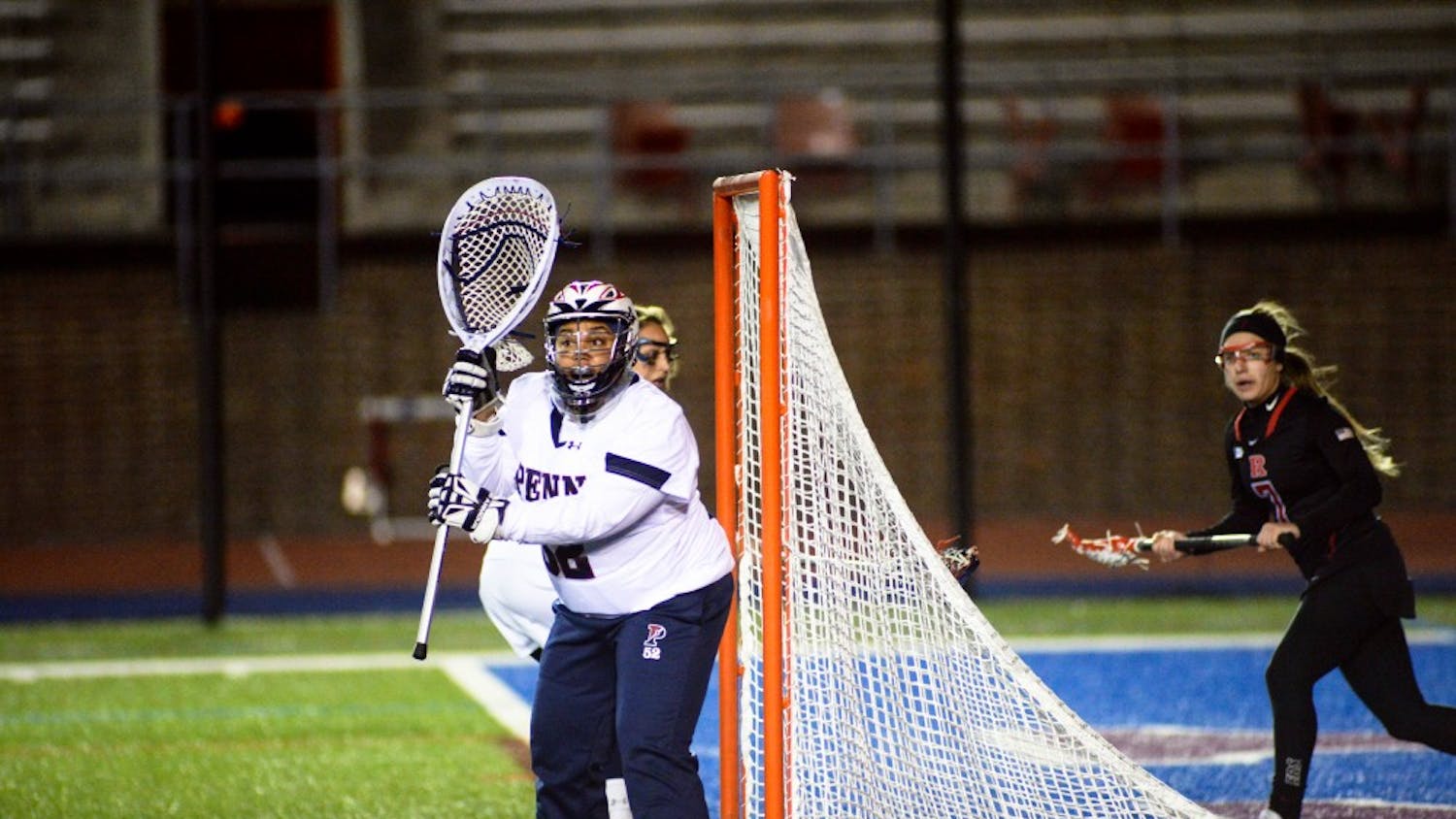 Senior goalkeeper Britt Brown almost never even played for the Red and Blue, as she originally began her college career at the University of Virginia. 