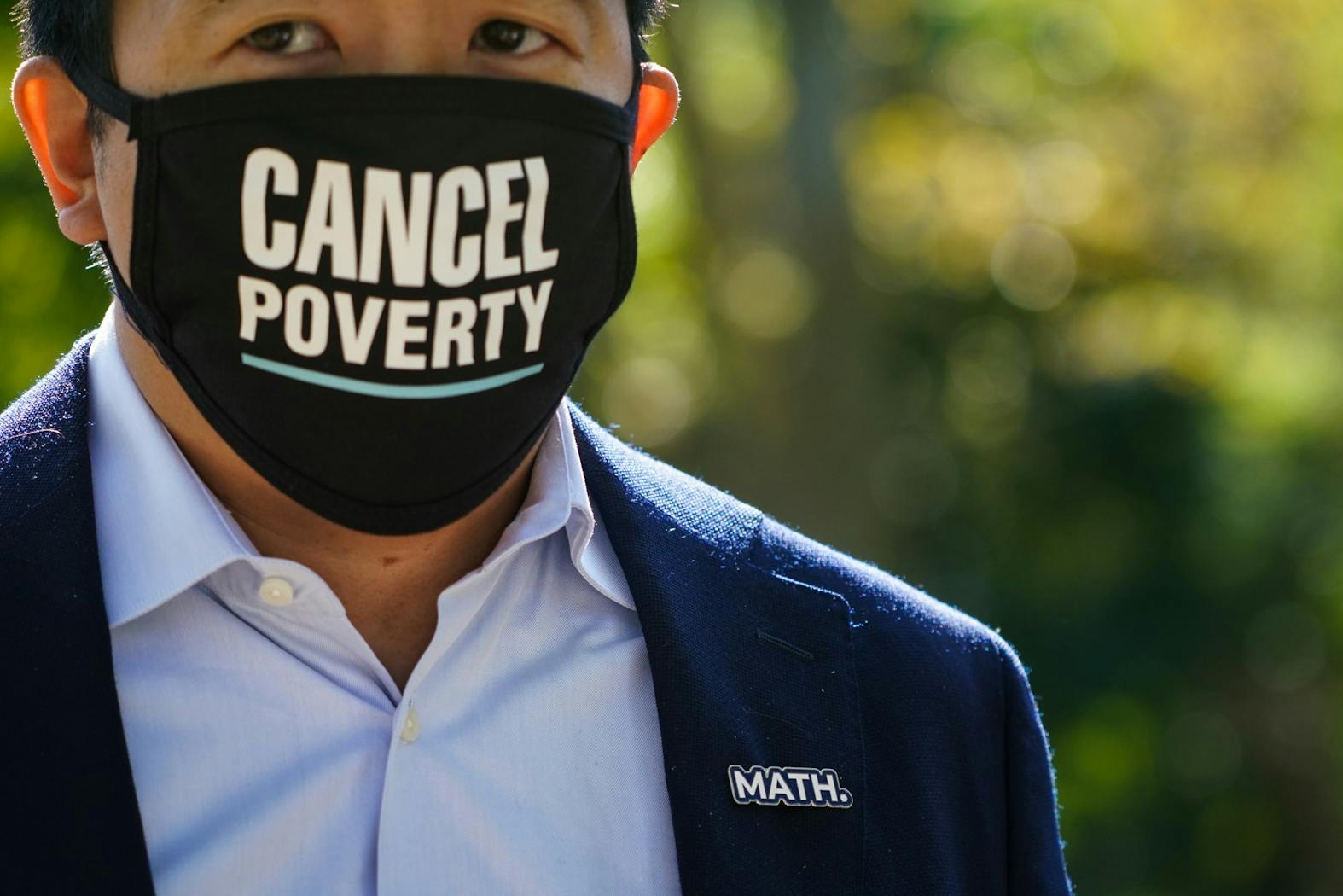 Andrew Yang Clark Park Cancel Poverty Mask Math.jpg