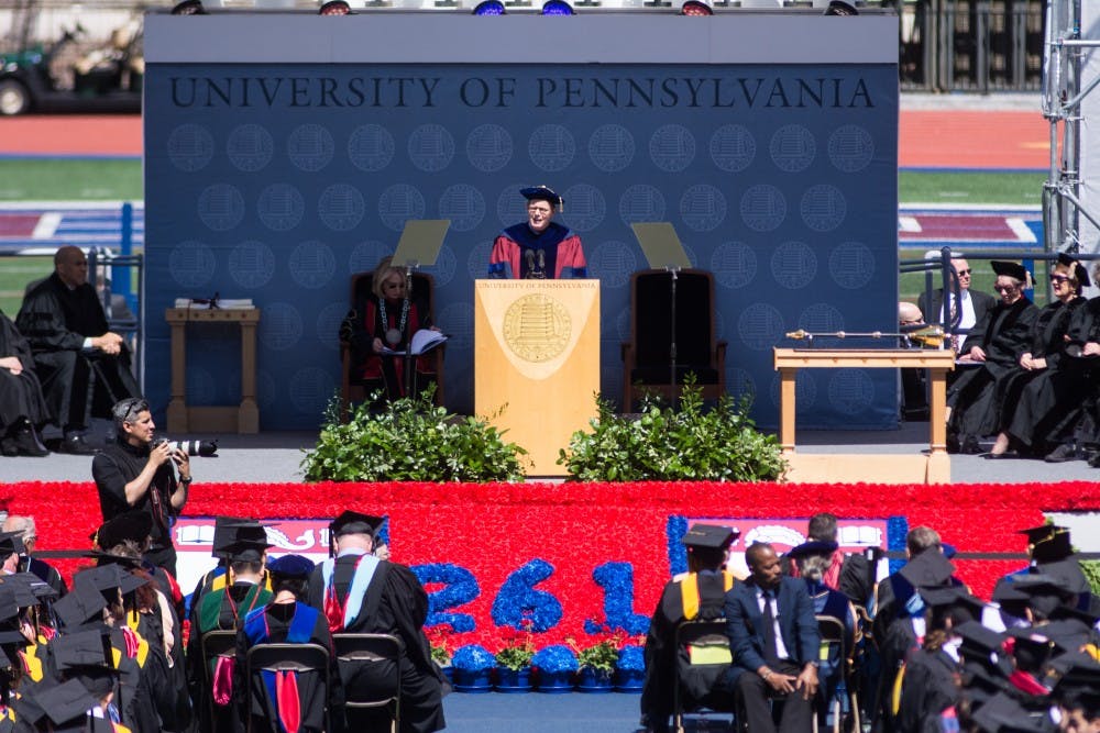 Key moments from Penn's 261st Commencement ceremony on Monday The