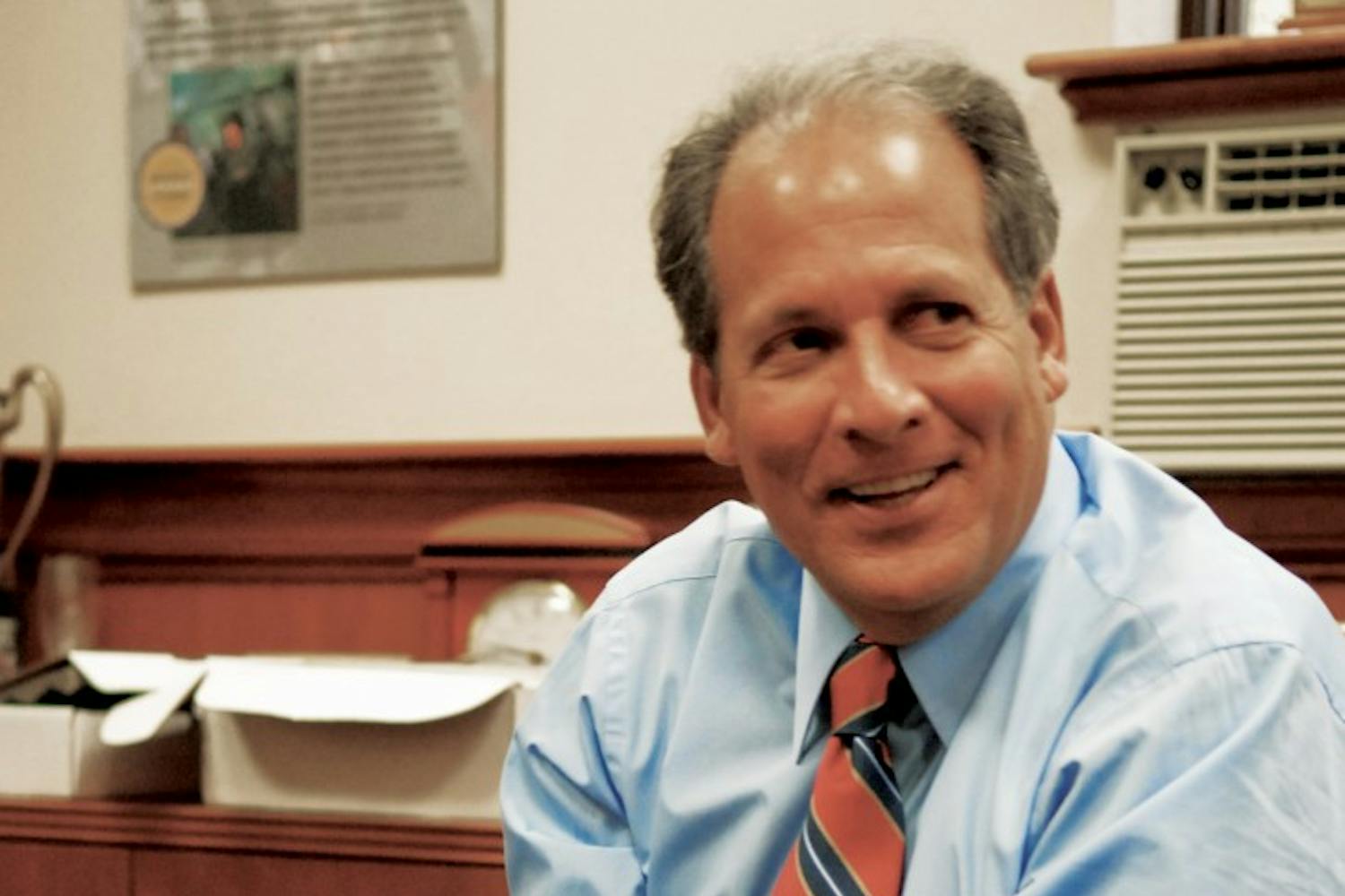 Athletic Director, Steve Bilsky, is interviewed.