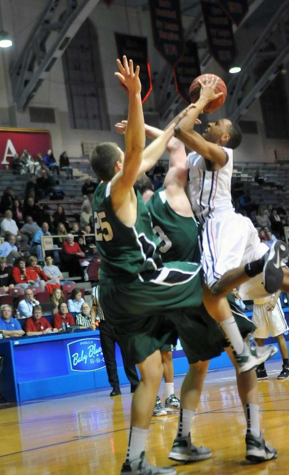 	Junior captain Miles Cartwright had 11 points on 3-for-11 shooting, five assists and five turnovers against the Big Green.