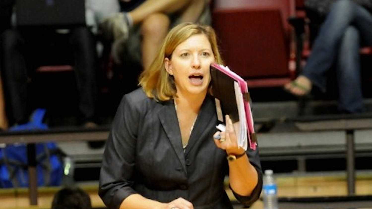 Coach Kerry Carr and Penn volleyball are looking to spread breast cancer awareness with their Dig Pink! Breast Cancer Awareness event during Friday and Saturday's matches.