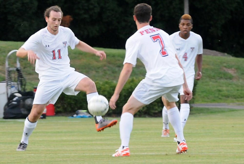 Men's Soccer vs. Drexel.  Men's soccer wins 2 - 0 home at Rhodes Field