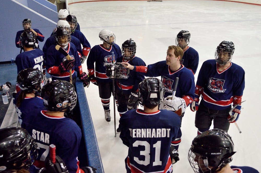 The Wharton Wildmen Hockey Club is one of the most popular clubs for MBAs on campus.