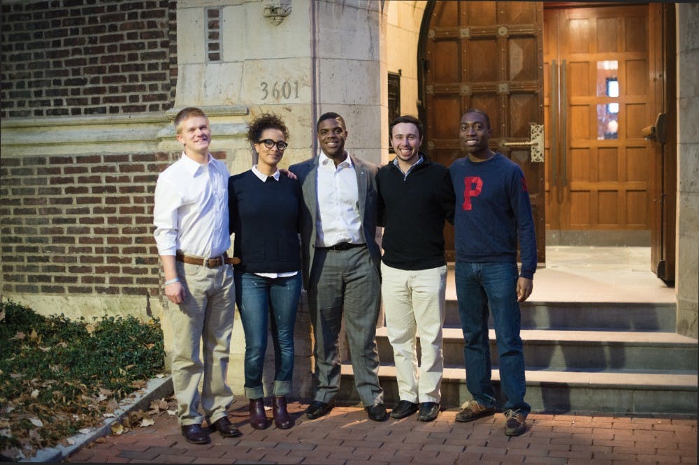 "Not for North Jersey" group members (from left to right) College sophomore&nbsp;Zack DiGregorio, College senior&nbsp;Zahra Mion, College junior&nbsp;Barry Johnson, College junior&nbsp;Max Levy and College senior&nbsp;Abel McDaniels aim to raise awareness about Sen. Scott Garrett's&nbsp;anti-LGBTQ comments.&nbsp;
